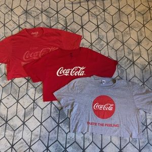 Coca Cola Cropped Shirts